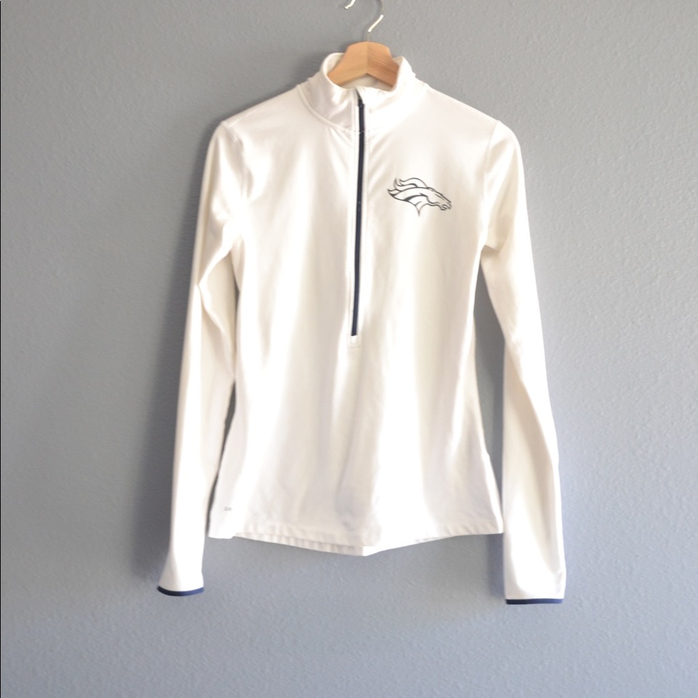 CLEARANCE Nike Official NFL Gear | Women’s Broncos Half Zip Nike Dri-Fit Sz M